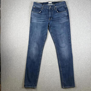 Hudson Men's Size 32 Blake Slim Straight Leg Blue Jeans